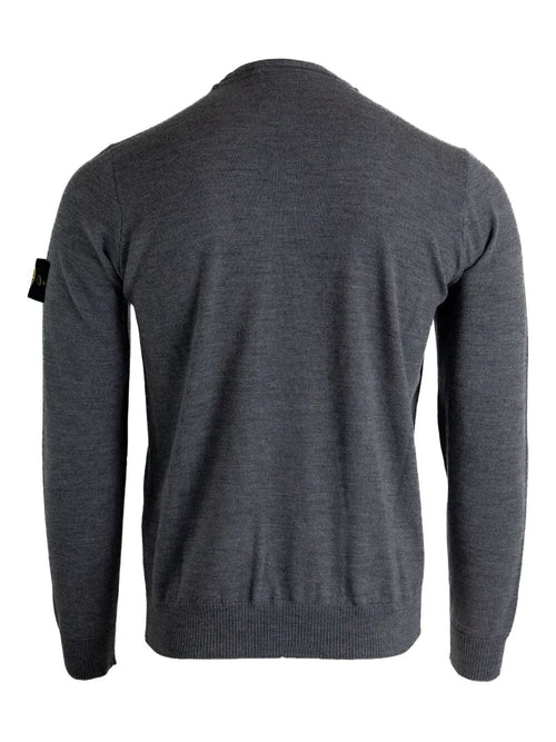 Stone Island Men Lightweight Wool Crew Neck Pullover Luosophy