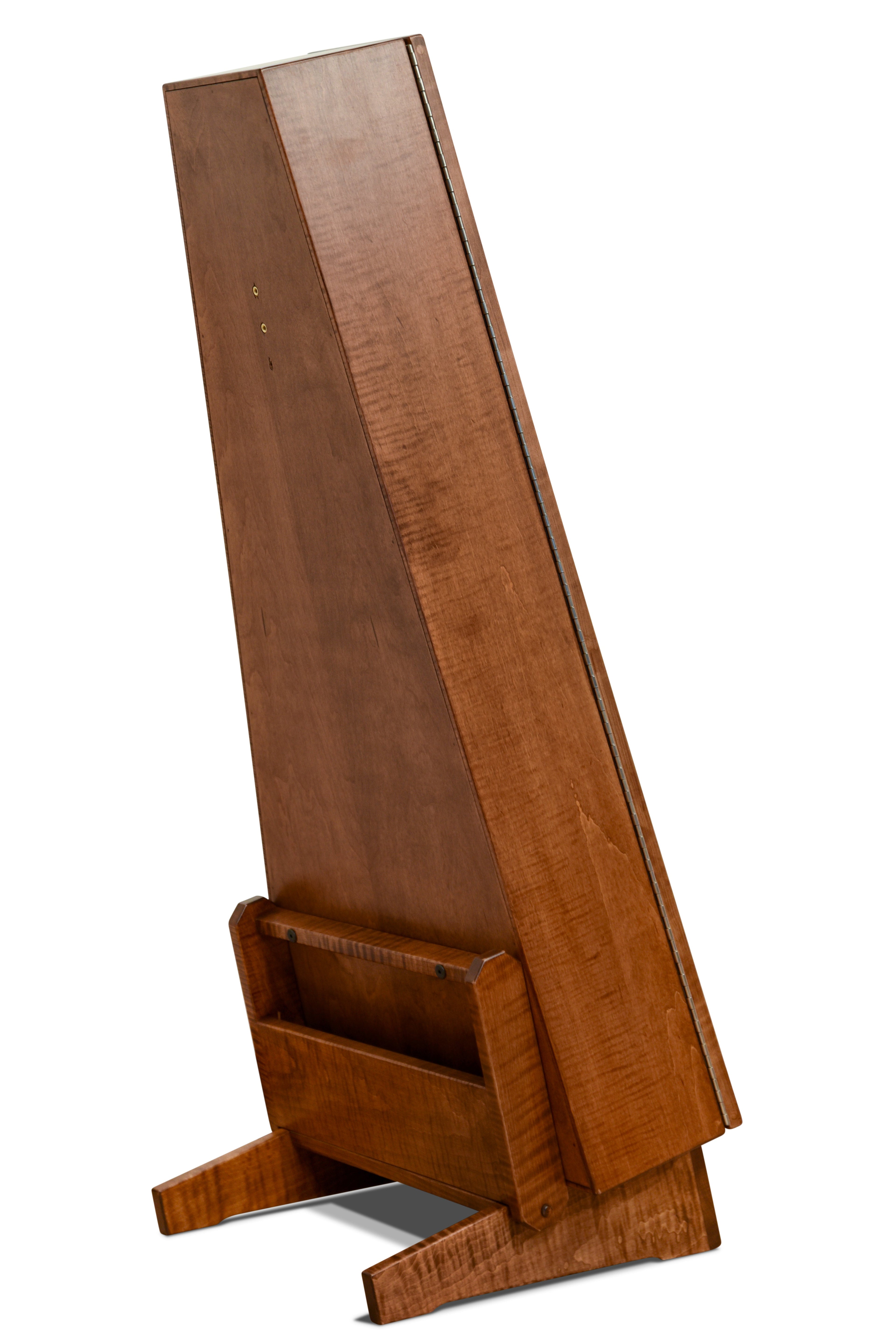 ClimaStand Triangle Humidor with Base - Flamed Maple with Boston Stain Acoustic Remedy Cases