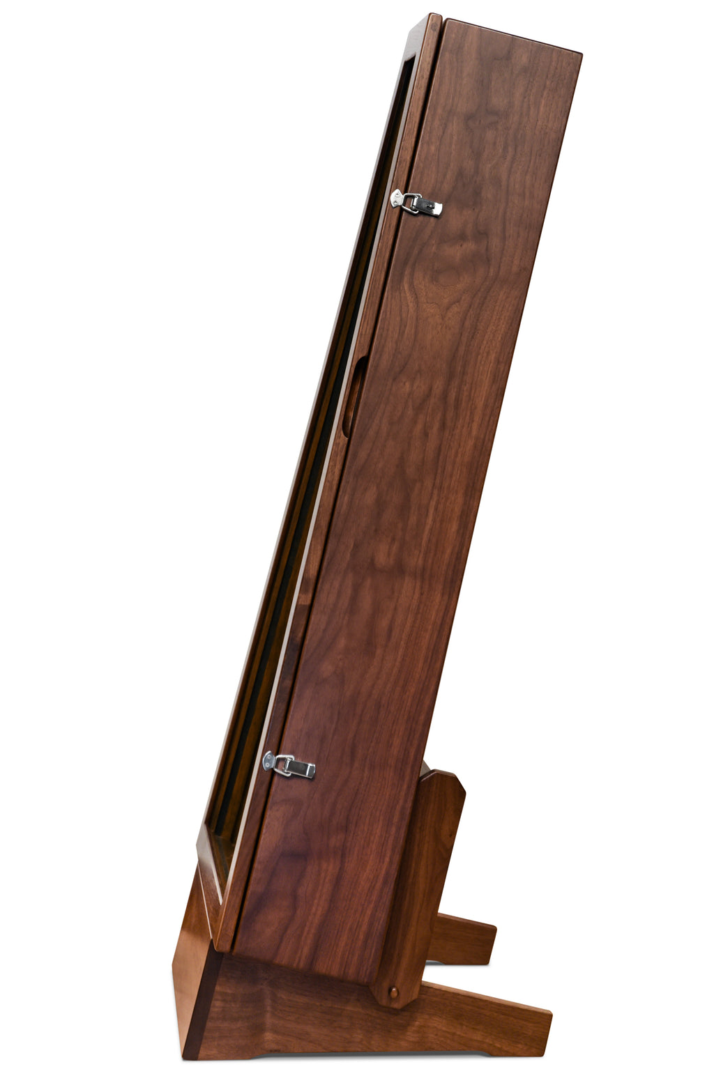ClimaStand Triangle Humidor with Base - Walnut Acoustic Remedy Cases