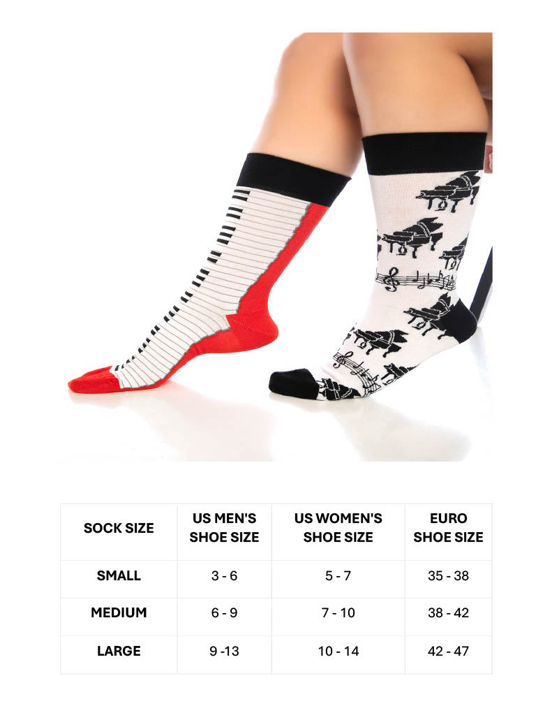 Crew Socks for Men and Women Colorful Cotton 6-Pack - 360 Bambooven