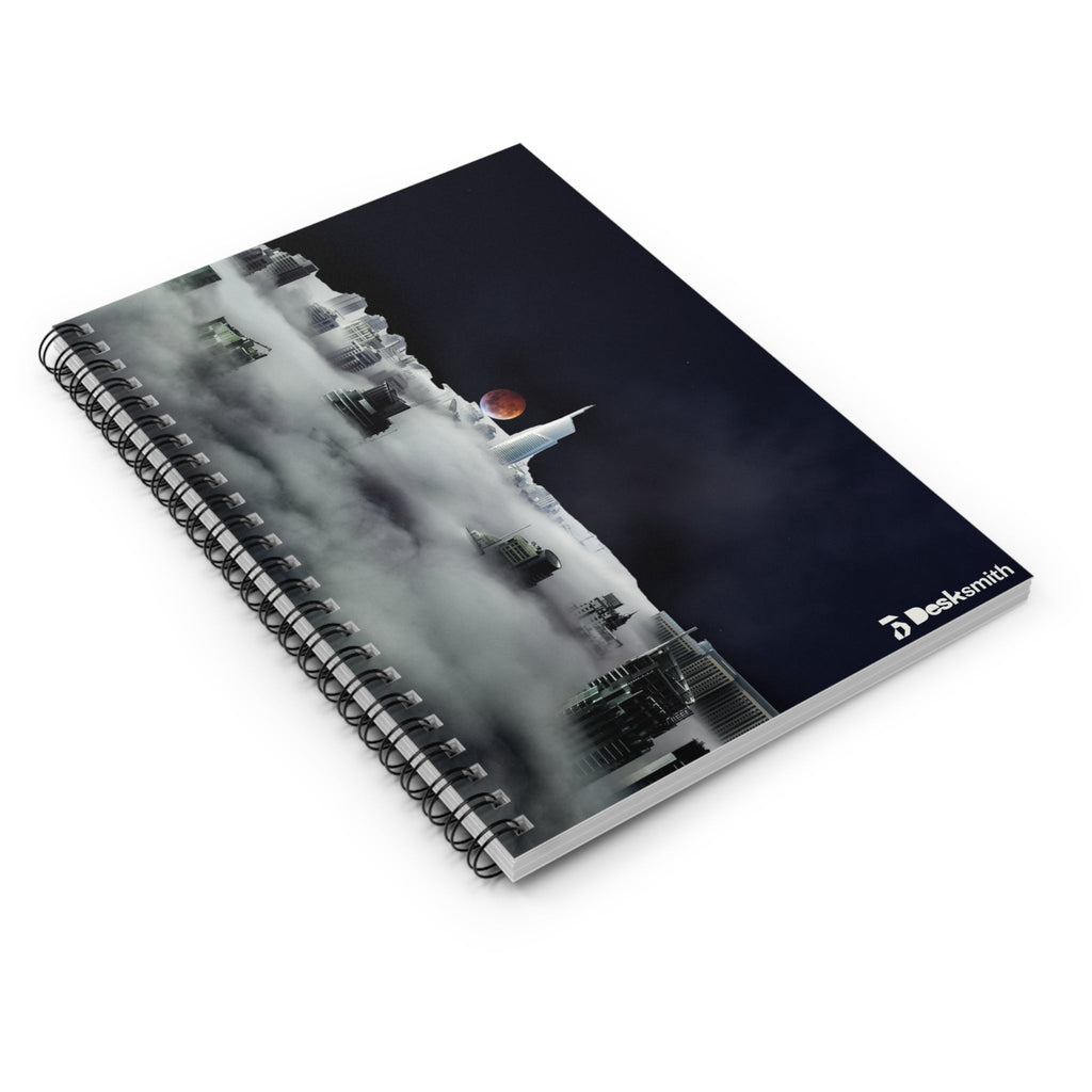 Dystopia Spiral Notebook - Ruled Line Desksmith