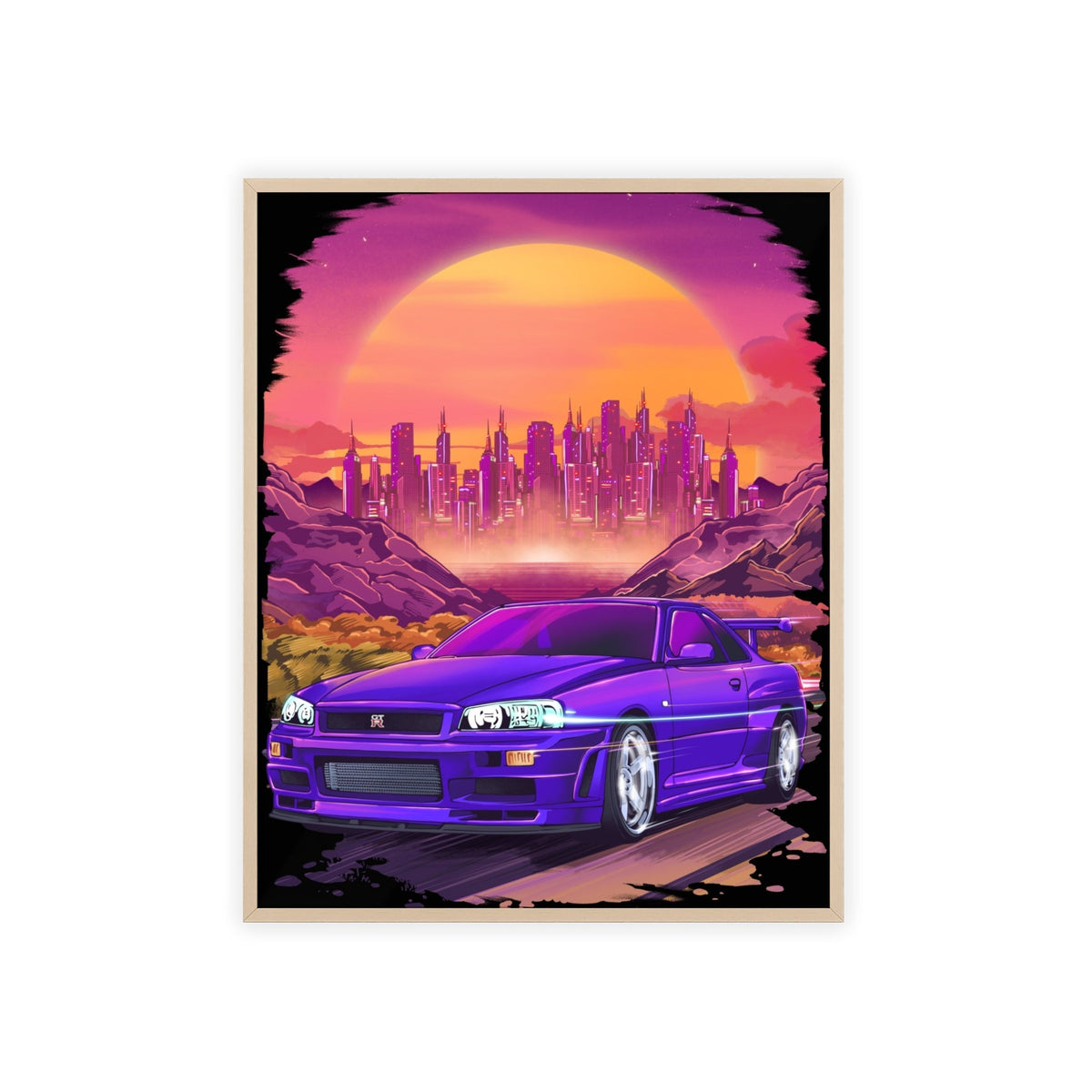 Nissan Skyline GT-R Poster Desksmith