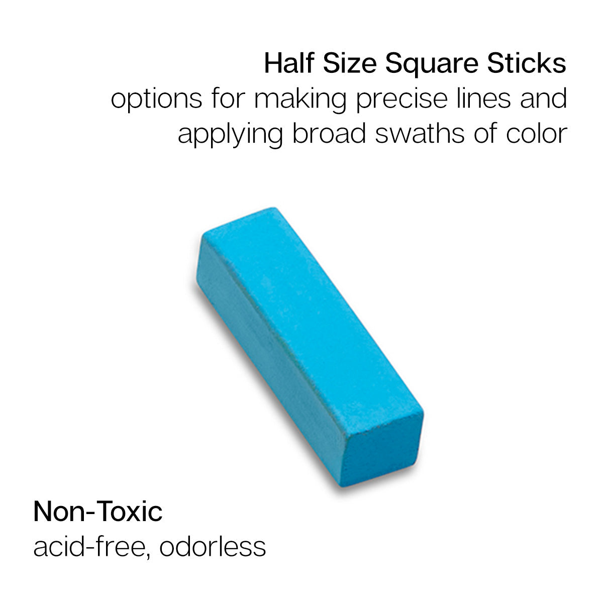 Soft Square Pastels Half Sticks 50 pc KINGART