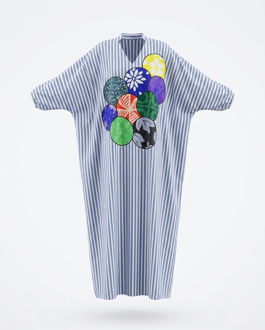 Vibrant Striped Patchwork Maxi Dress Boho Brown
