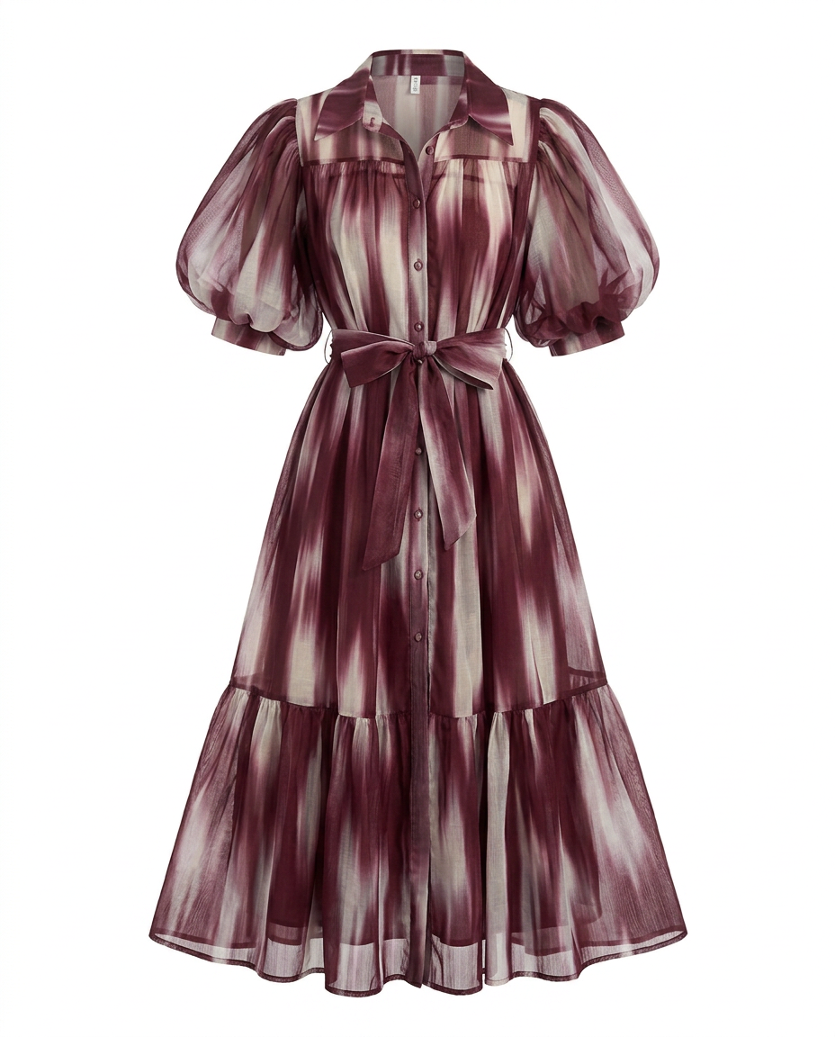 Spirited Printed Boho Sundress Boho Brown