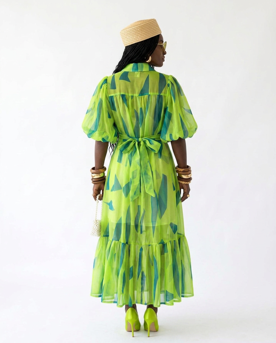 Spirited Printed Boho Sundress Boho Brown