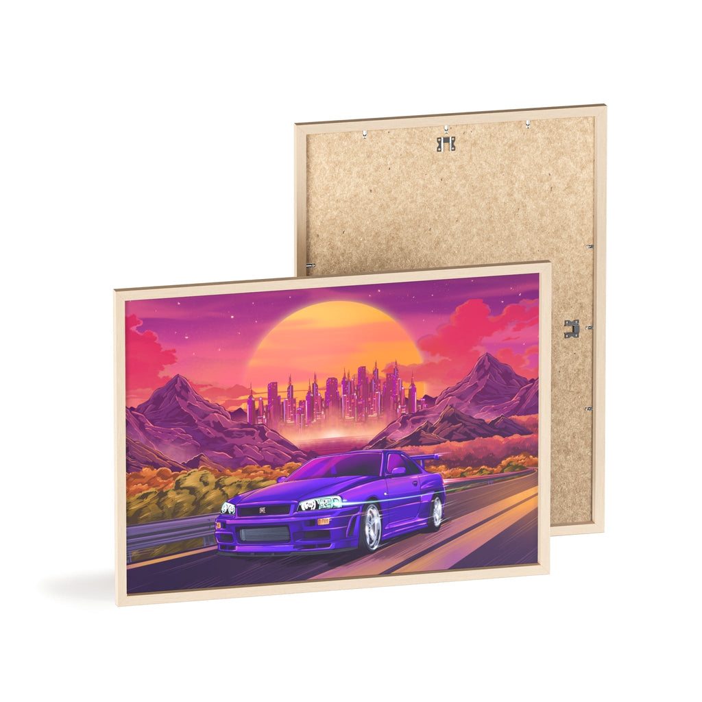 Nissan Skyline GT-R Poster Desksmith