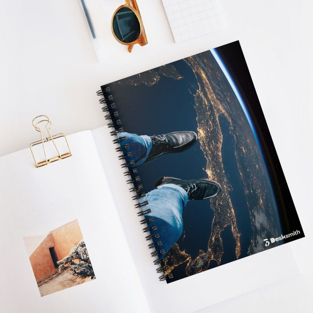 Lost In Space Spiral Notebook - Ruled Line Desksmith