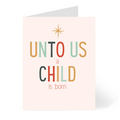 A Child is Born Christmas Card CheerNotes