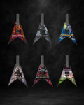 Megadeth - The Complete Megadeath Collectible Miniature Guitar Set – All 6 Official Designs The Mini Axe
