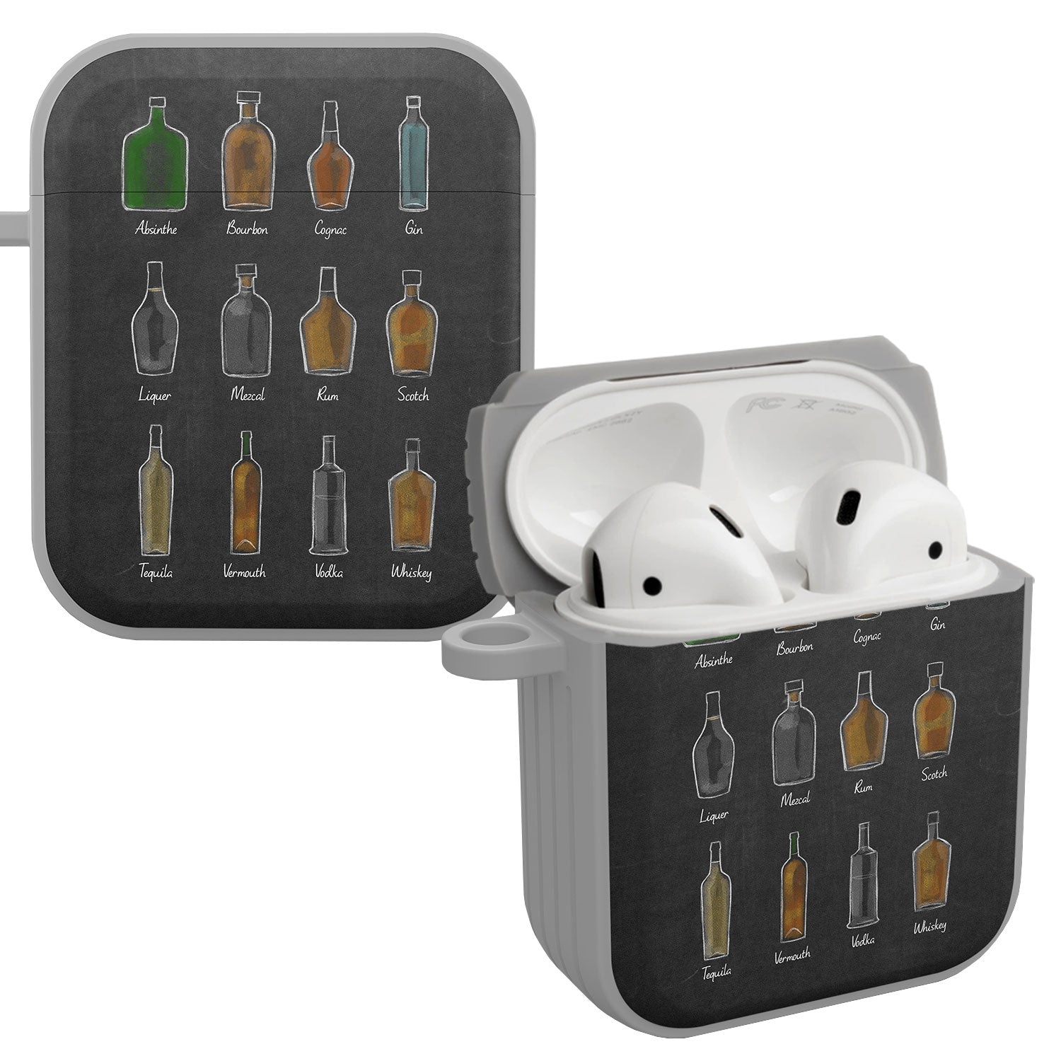 Wine, Beer, & Booze HDX Apple AirPods Gen 1 & 2 Case Cover Affinity Bands