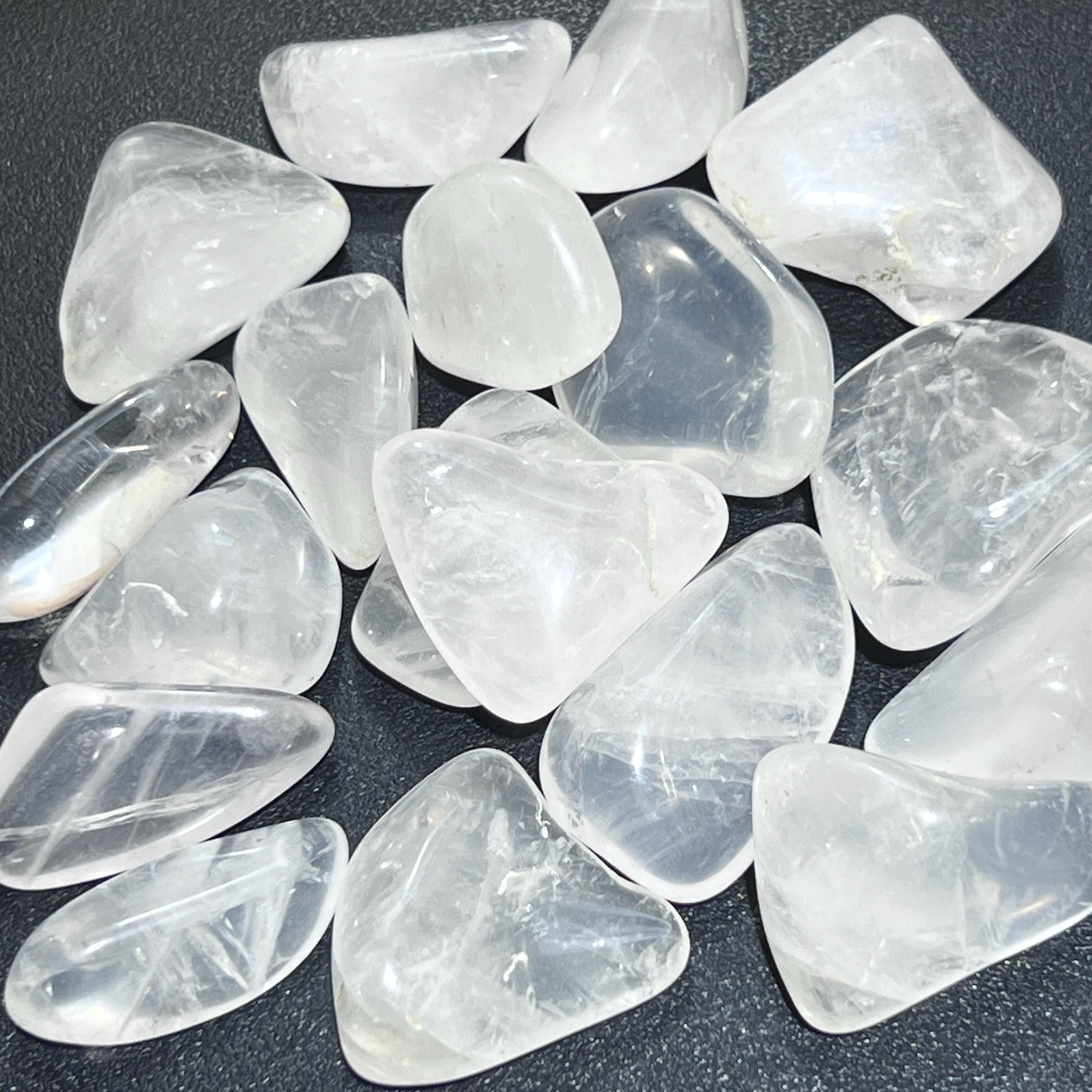 Girasol Moon Quartz Crystal Tumbled (By The Piece Or Pound) Bulk Wholesale Polished Gemstones Amazing Crystals