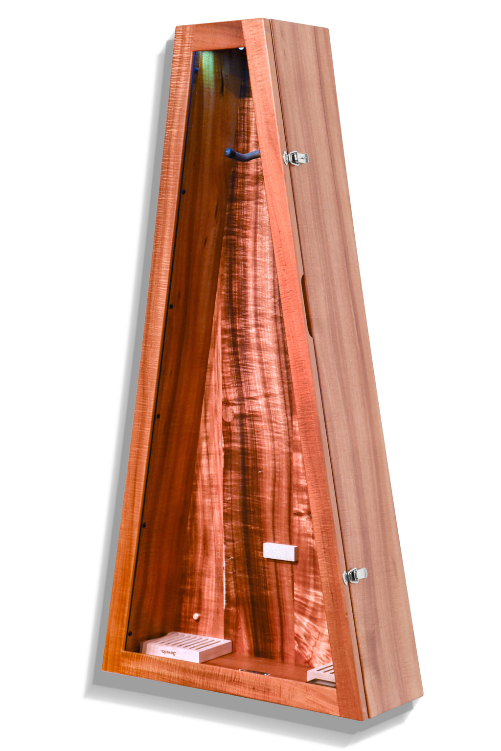 ClimaCase Triangle Humidor - Koa Acoustic Remedy Cases