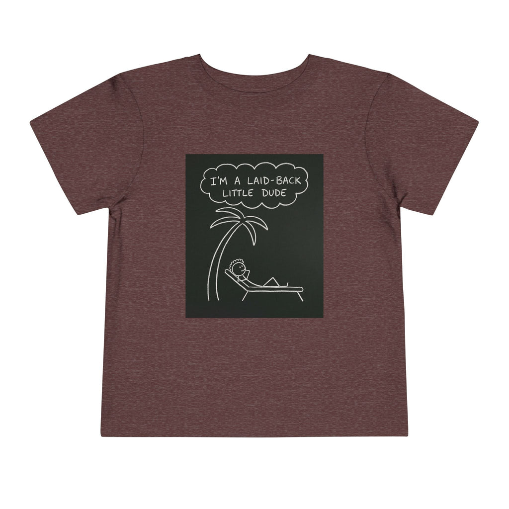 I’m Laid Back Toddler Short Sleeve Tee The Vibez Shop