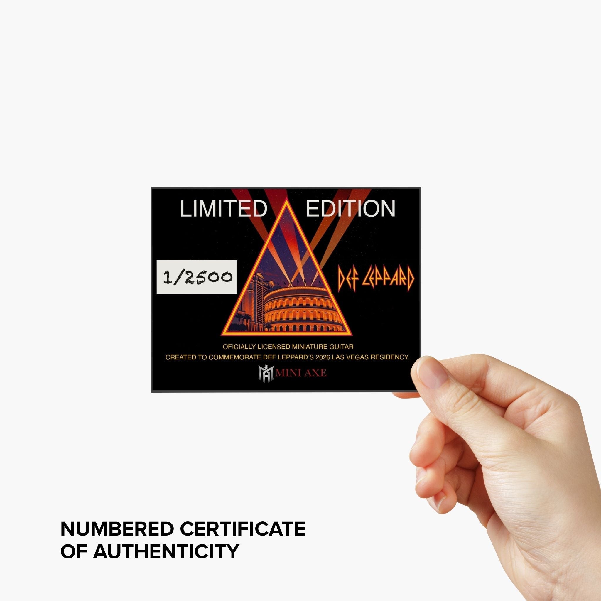 Def Leppard – Live at Caesars Palace, Las Vegas Residency Mini Axe™ The Mini Axe