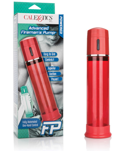 Advanced Fireman's Penis Pump - Red Adult Toy Box