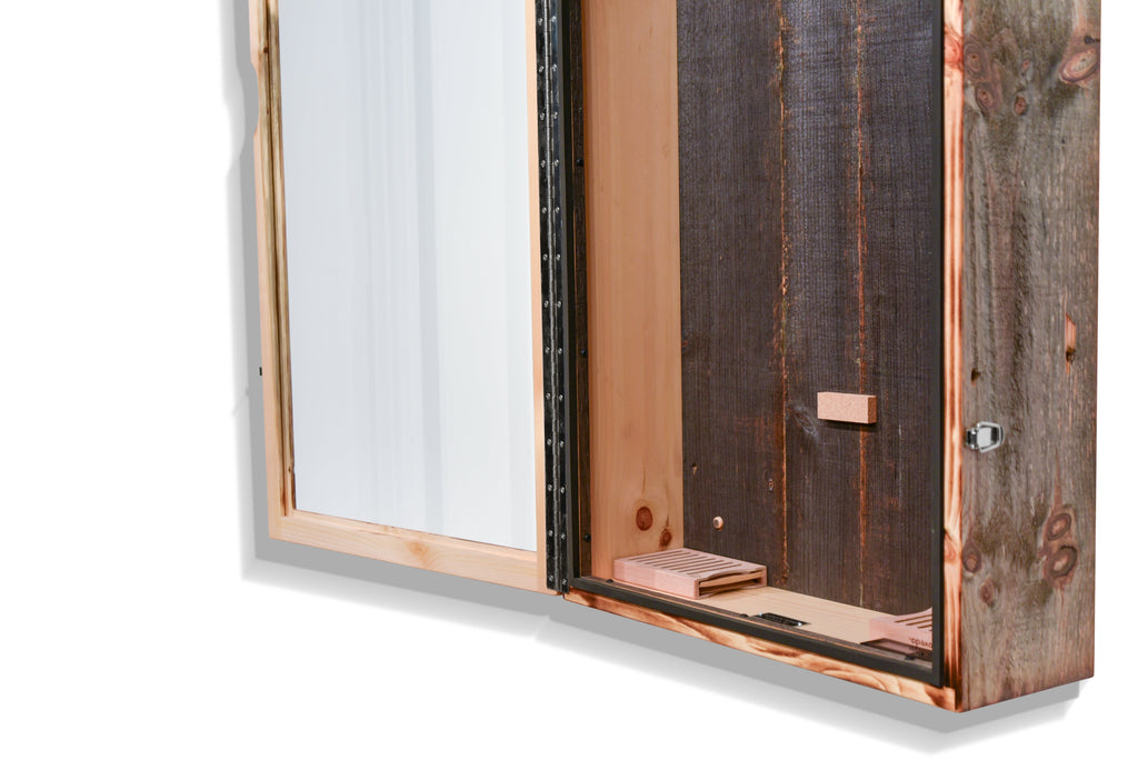 ClimaCase Rectangle Humidor - Reclaimed Barnwood (Grey) Acoustic Remedy Cases