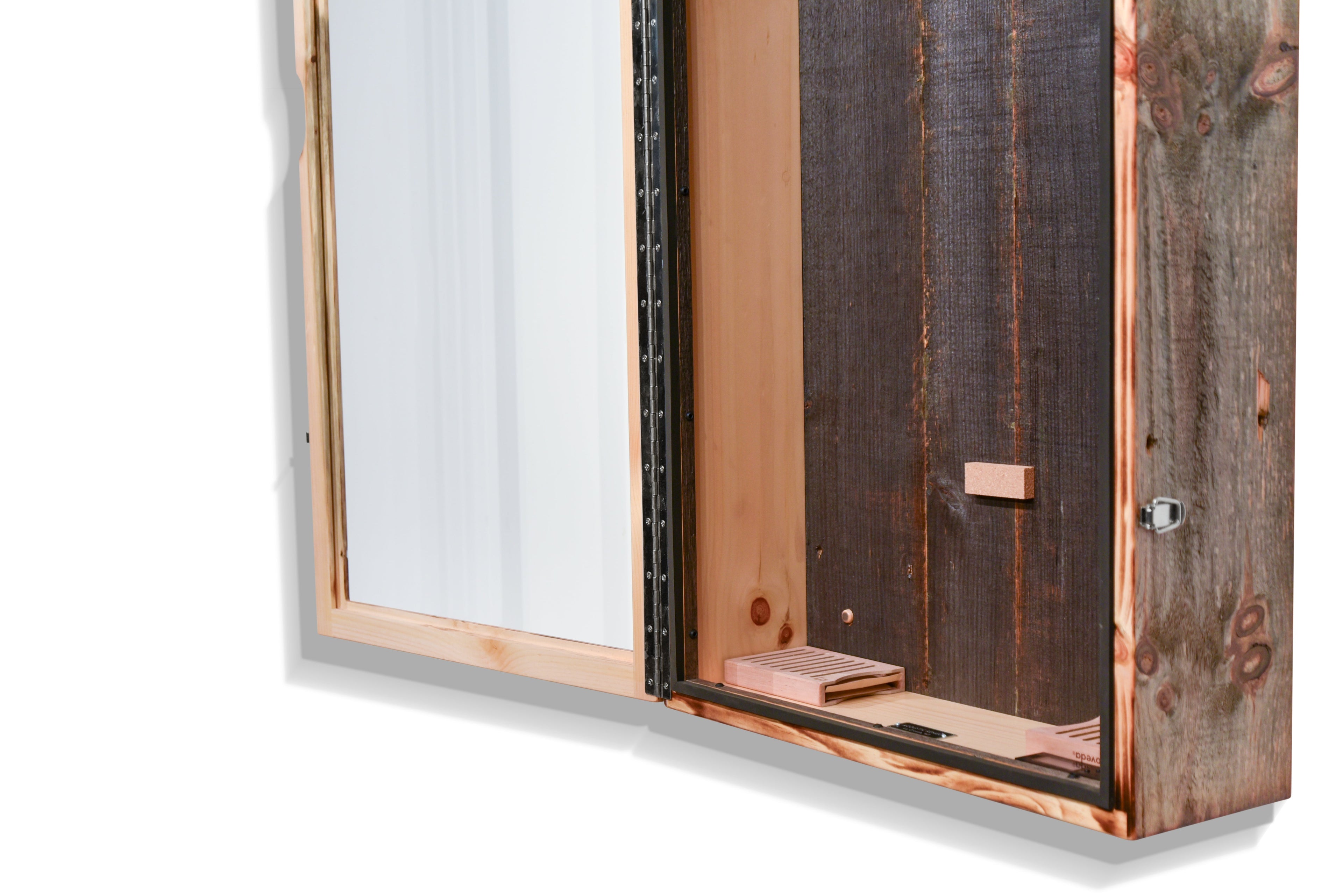 ClimaCase Rectangle Humidor - Reclaimed Barnwood (Grey) Acoustic Remedy Cases