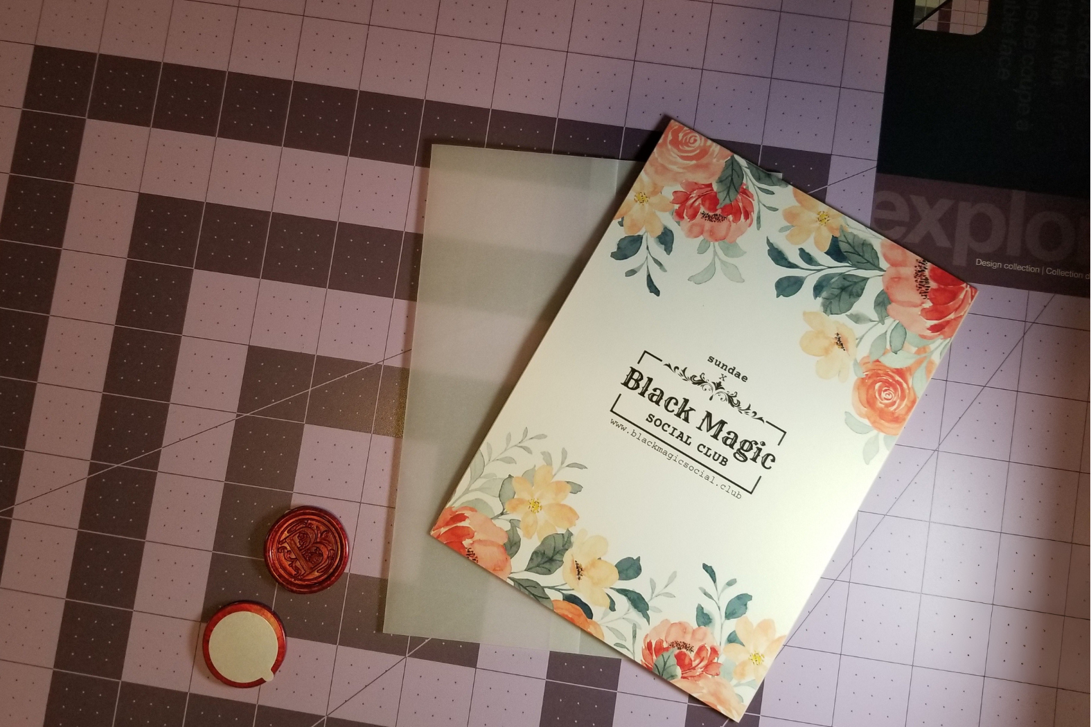 Thank You & Appreciation Card  for Mothers or Anyone who has Nurtured You Black Magic Social Club