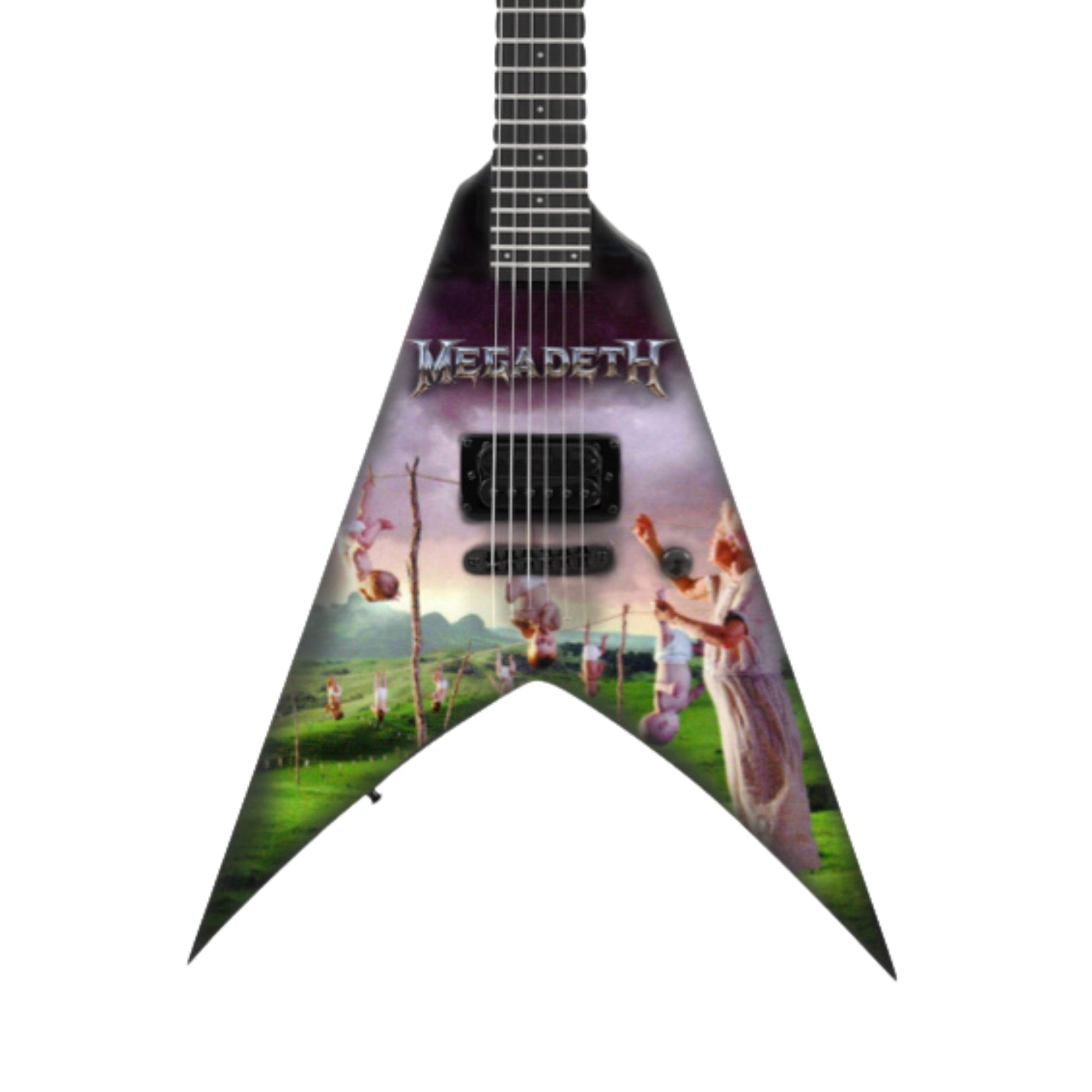 Megadeth Youthanasia Collectible Miniature Guitar The Mini Axe