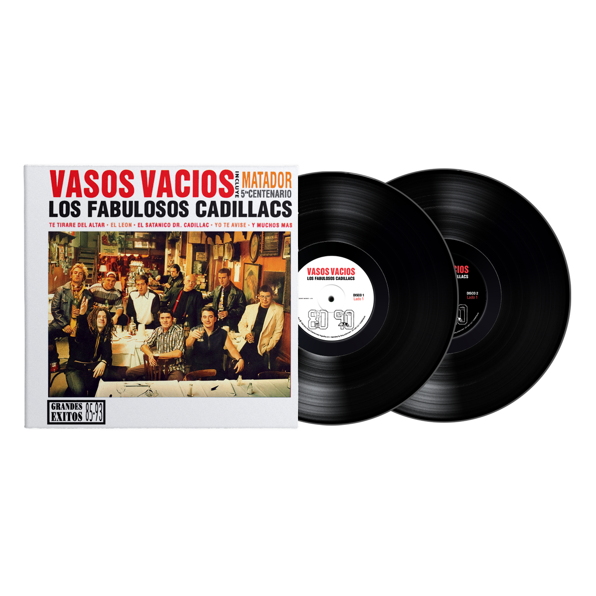 Los Fabulosos Cadillacs - Vasos Vacios 2LP Vinyl Sony Latin