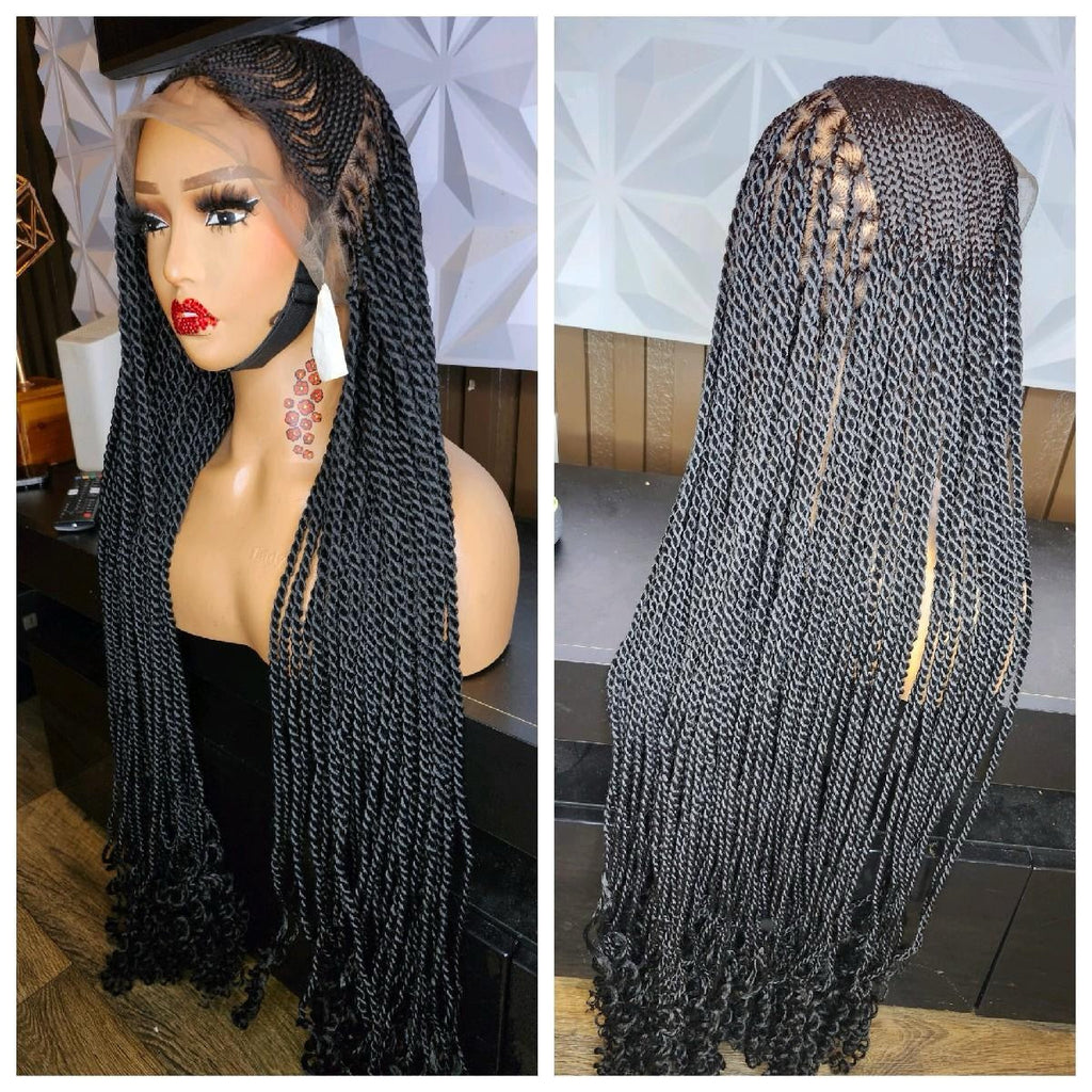 Half lemonade braids twist braided wig HOL stores