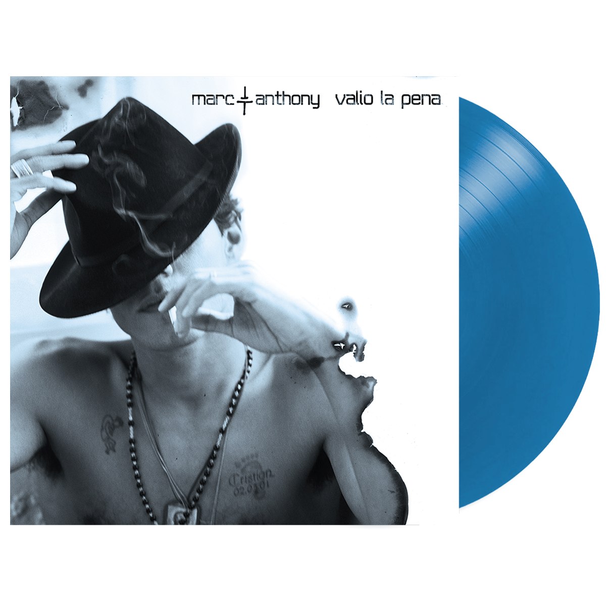 Marc Anthony - Valio la Pena Sky Blue 1LP Vinyl Sony Latin