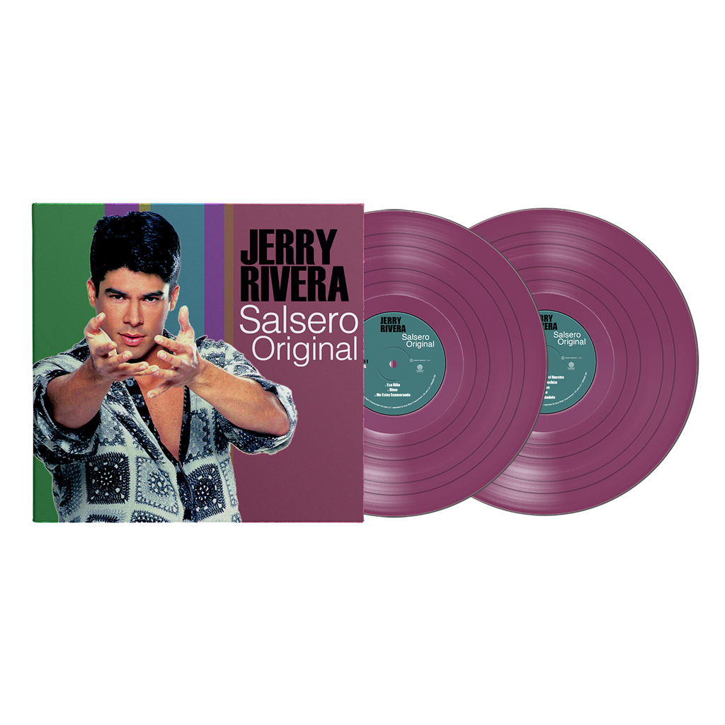 Jerry Rivera - El Bebe…..Salsero Original Orchid Vinyl 2LP Sony Latin