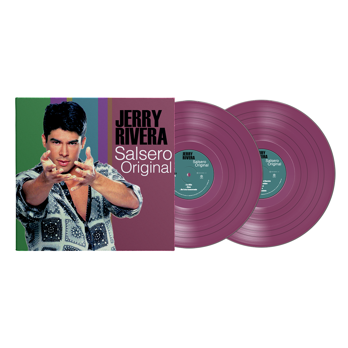 Jerry Rivera - El Bebe…..Salsero Original Orchid Vinyl 2LP Sony Latin
