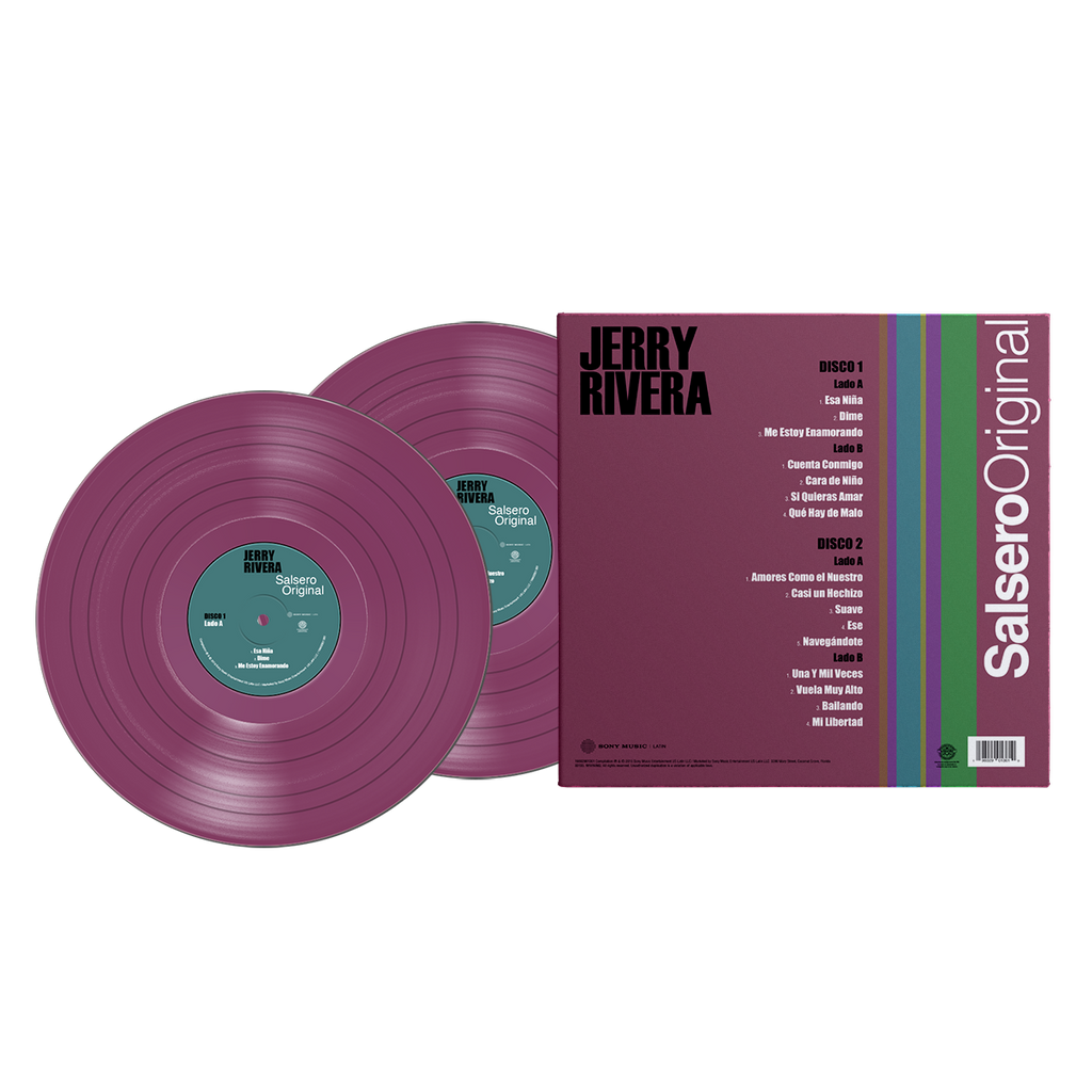 Jerry Rivera - El Bebe…..Salsero Original Orchid Vinyl 2LP Sony Latin