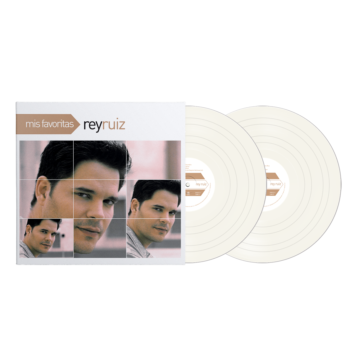 Rey Ruiz - Mis Favoritas Light Beige Vinyl 2LP Sony Latin