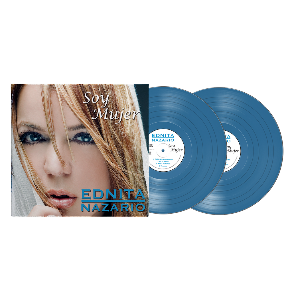Ednita Nazario - Soy Mujer Aqua Vinyl 2LP Sony Latin