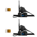 Ruyage Push-to-Talk Over Cellular Poc Mobile Radios with Sim Cards for Car Vehicle - Nationwide Communication Unlimited Range Walkie Talkies with Handheld Microphone 2 Pack Ruyage Radio