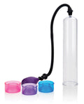 Big Man's Pump 12" & 3 Sized Sleeves - Clear Adult Toy Box