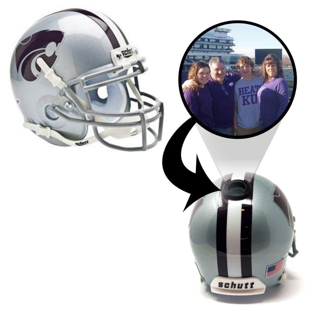 Kansas State Wildcats College Football Collectible Mini Helmet - Picture Inside Fanz Collectibles