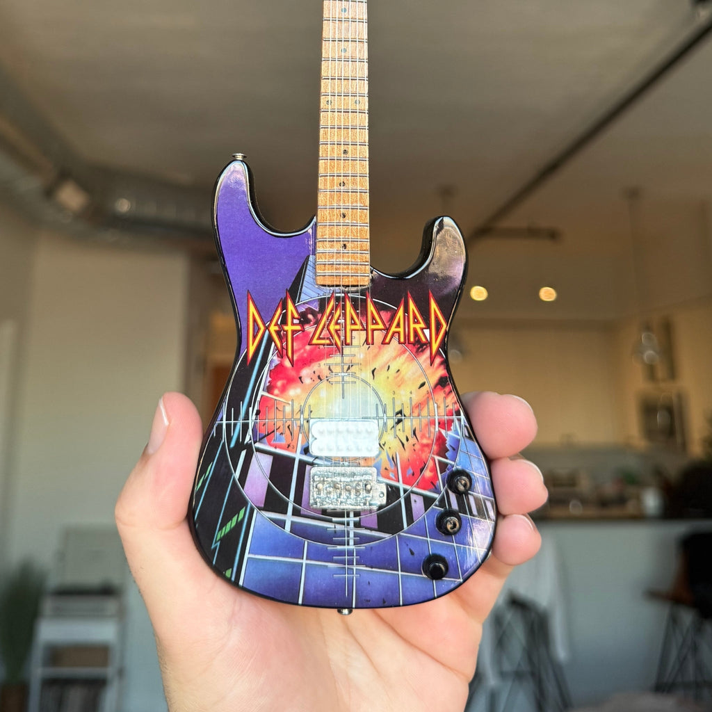 The Complete Def Leppard Miniature Guitar Set – All 6 Official Designs The Mini Axe