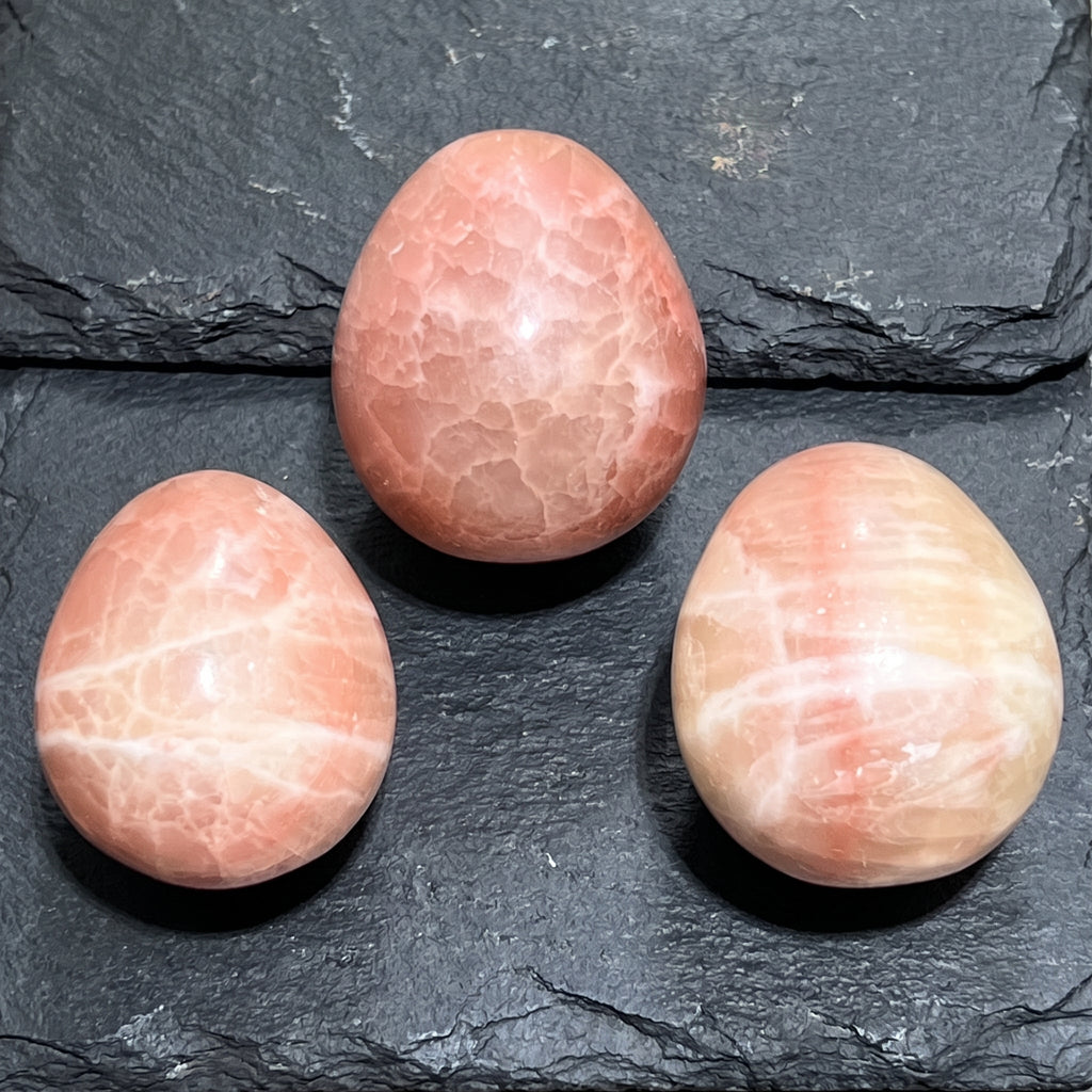 Red Calcite Crystal Egg Polished Carving Amazing Crystals