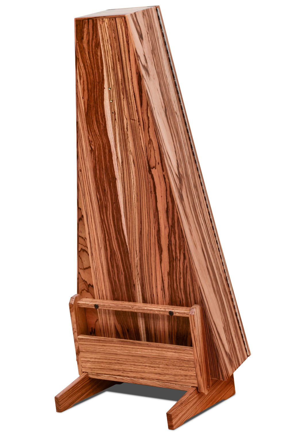 ClimaStand Triangle Humidor with Base - Zebrawood Acoustic Remedy Cases