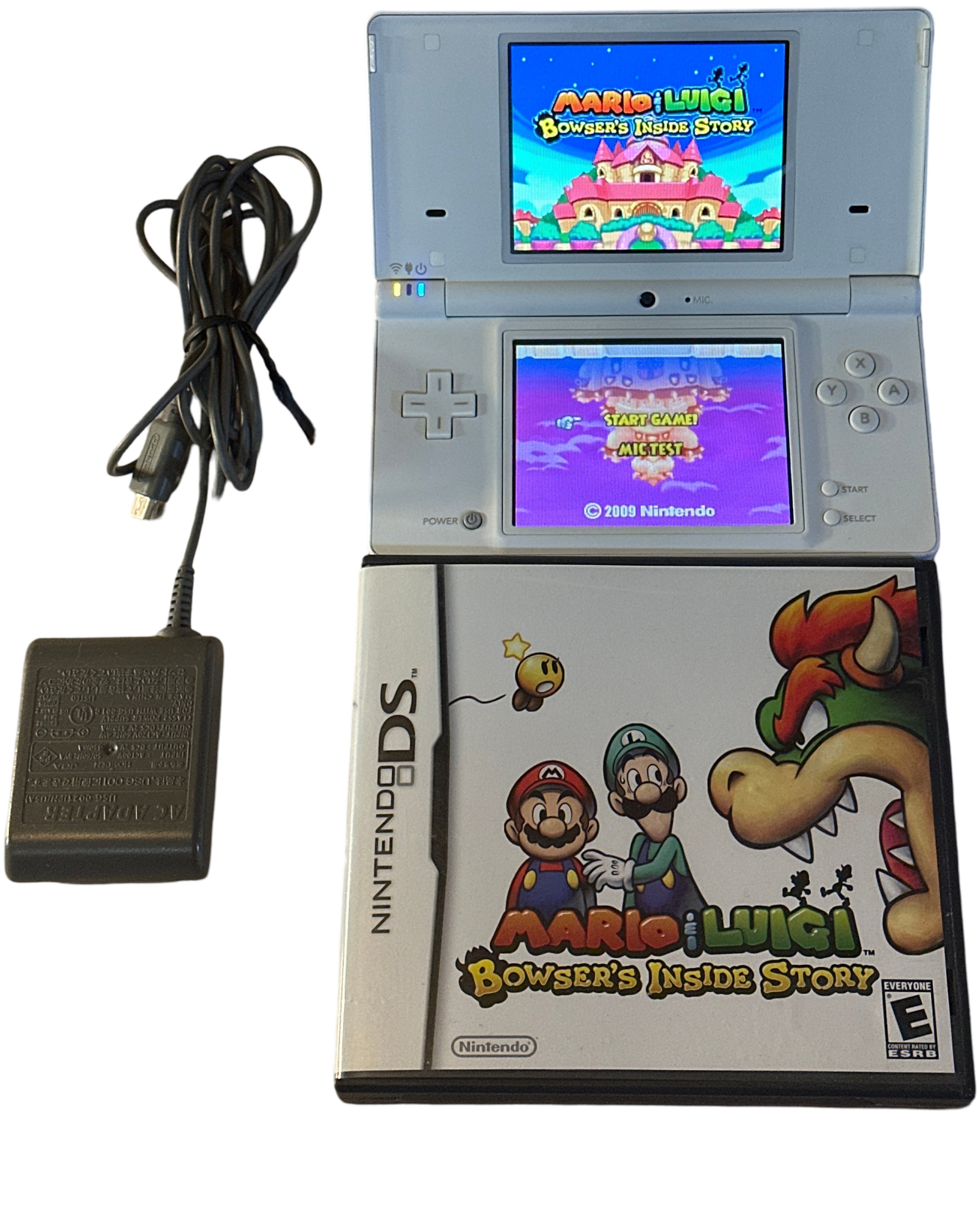 White Nintendo DSi [Mario & Luigi Bundle] (Refurbished) Retro Gaming of Denver