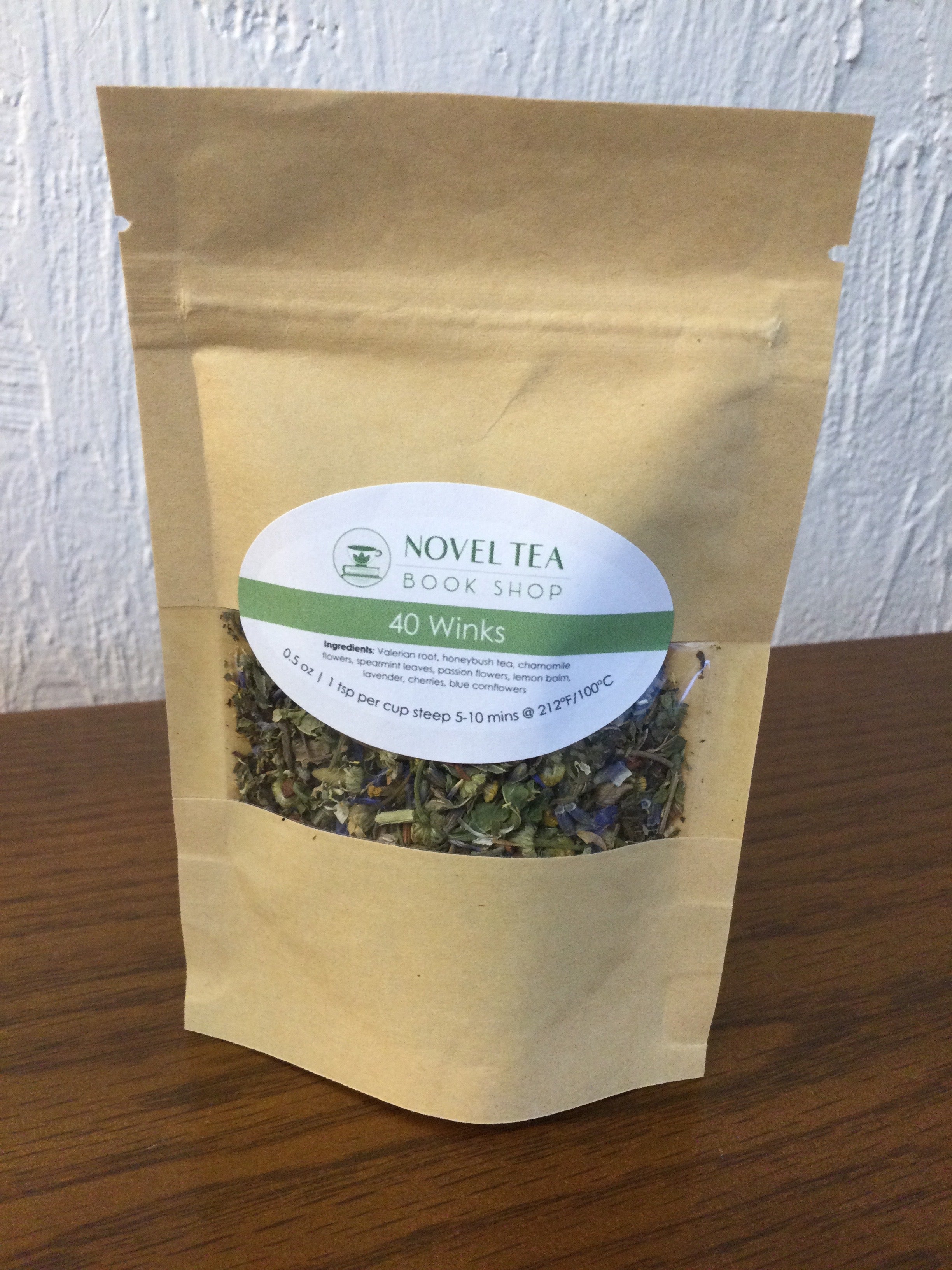 40 Winks Sleepy Loose Leaf Tea Novel Tea Book Shop
