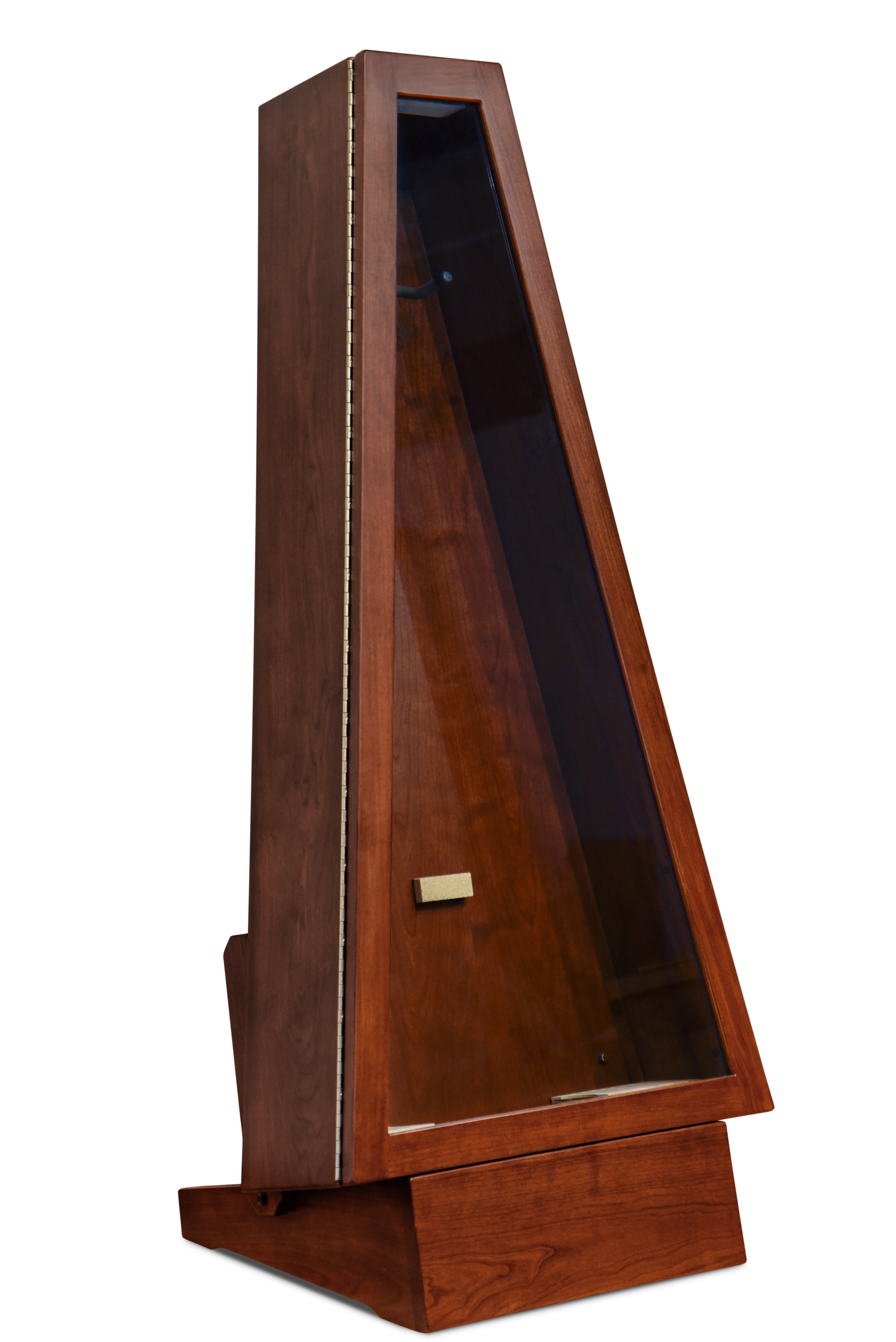 ClimaStand Triangle Humidor with Base - Cherry with Acres Stain Acoustic Remedy Cases