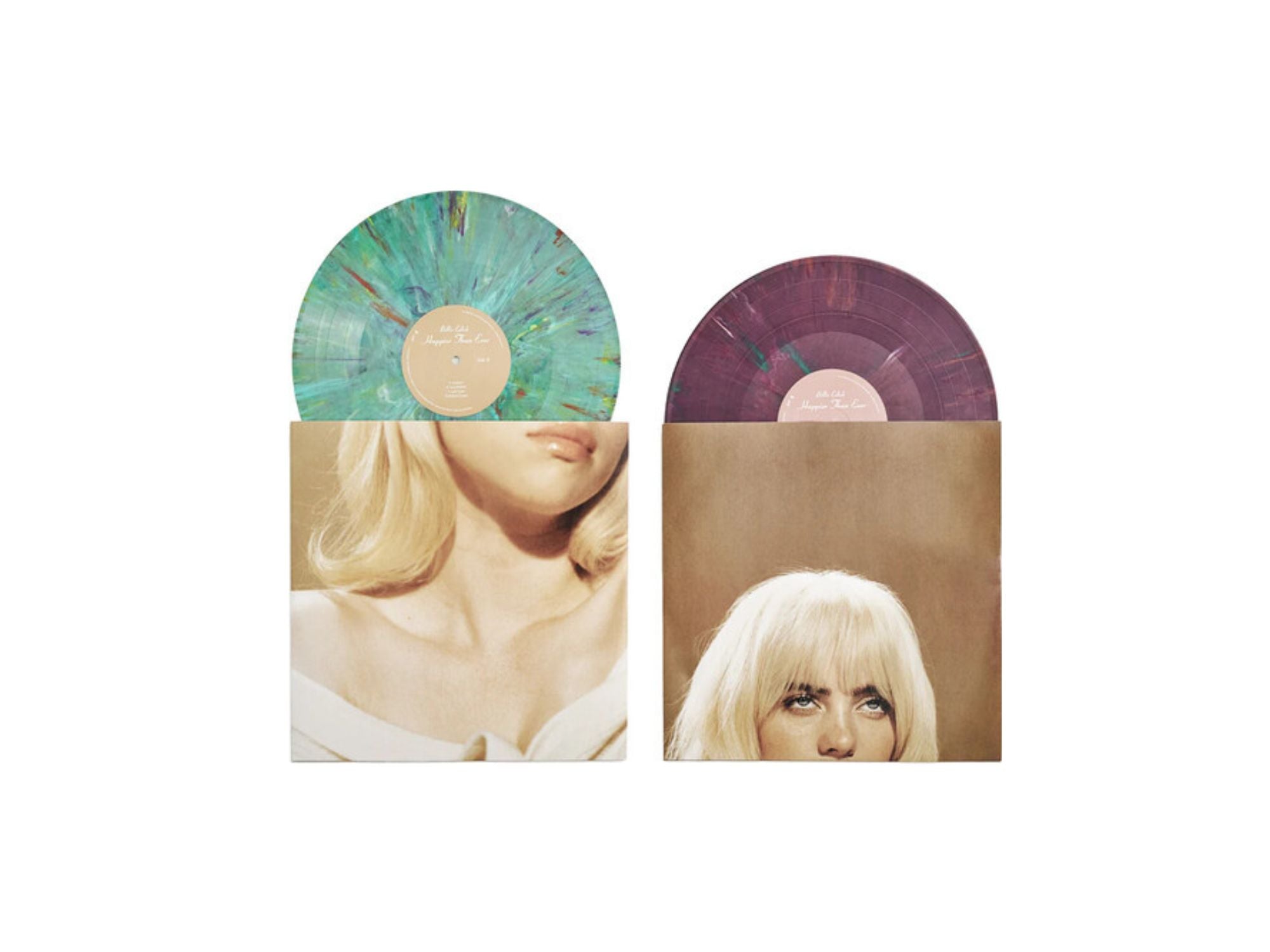 Billie Eilish - Happier Than Ever (Limited Edition Multicolor Swirl Vinyl) [Import] Pale Blue Dot Records