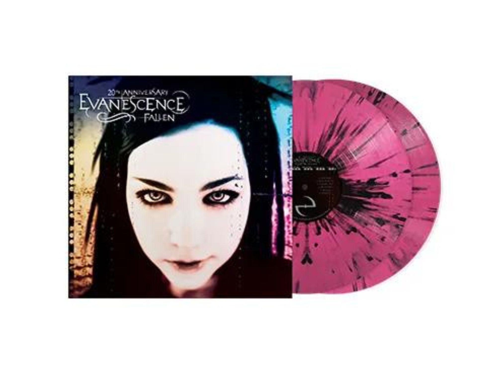 Evanescence - Fallen (20th Anniversary Pink/Black Marble Deluxe Edition 2x Vinyl LP) Pale Blue Dot Records