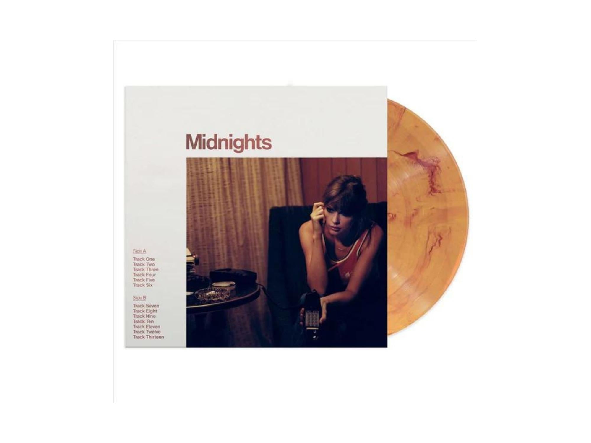 Taylor Swift - Midnights (Limited Edition Blood Moon Colored Vinyl) Pale Blue Dot Records