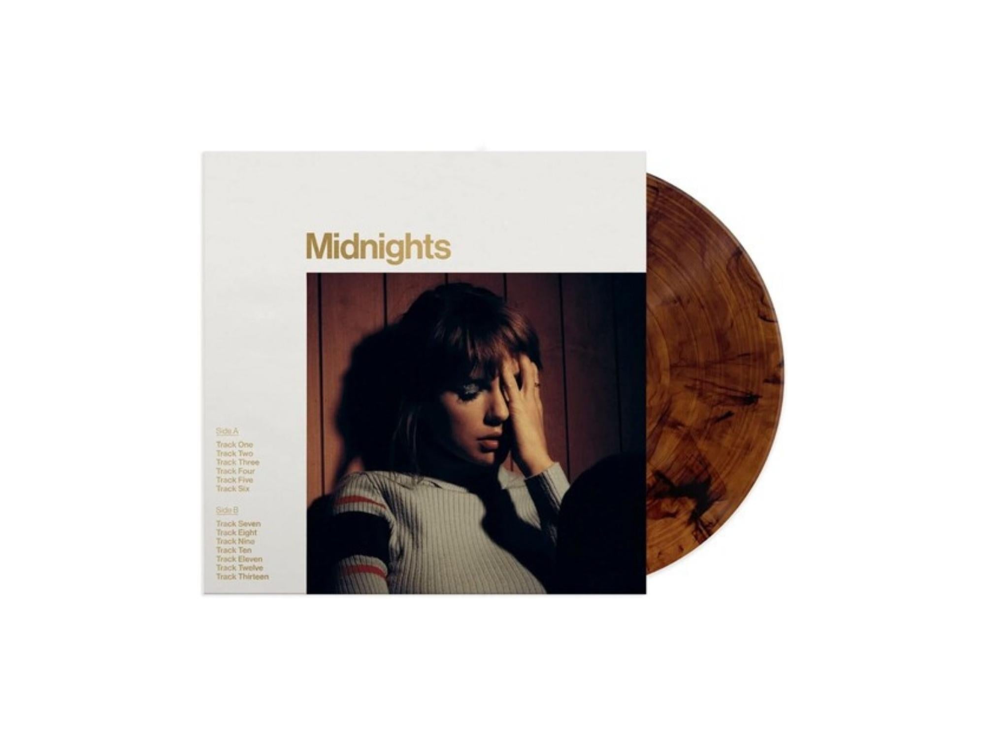 Taylor Swift - Midnights (Limited Edition Mahogany Colored Vinyl) Pale Blue Dot Records