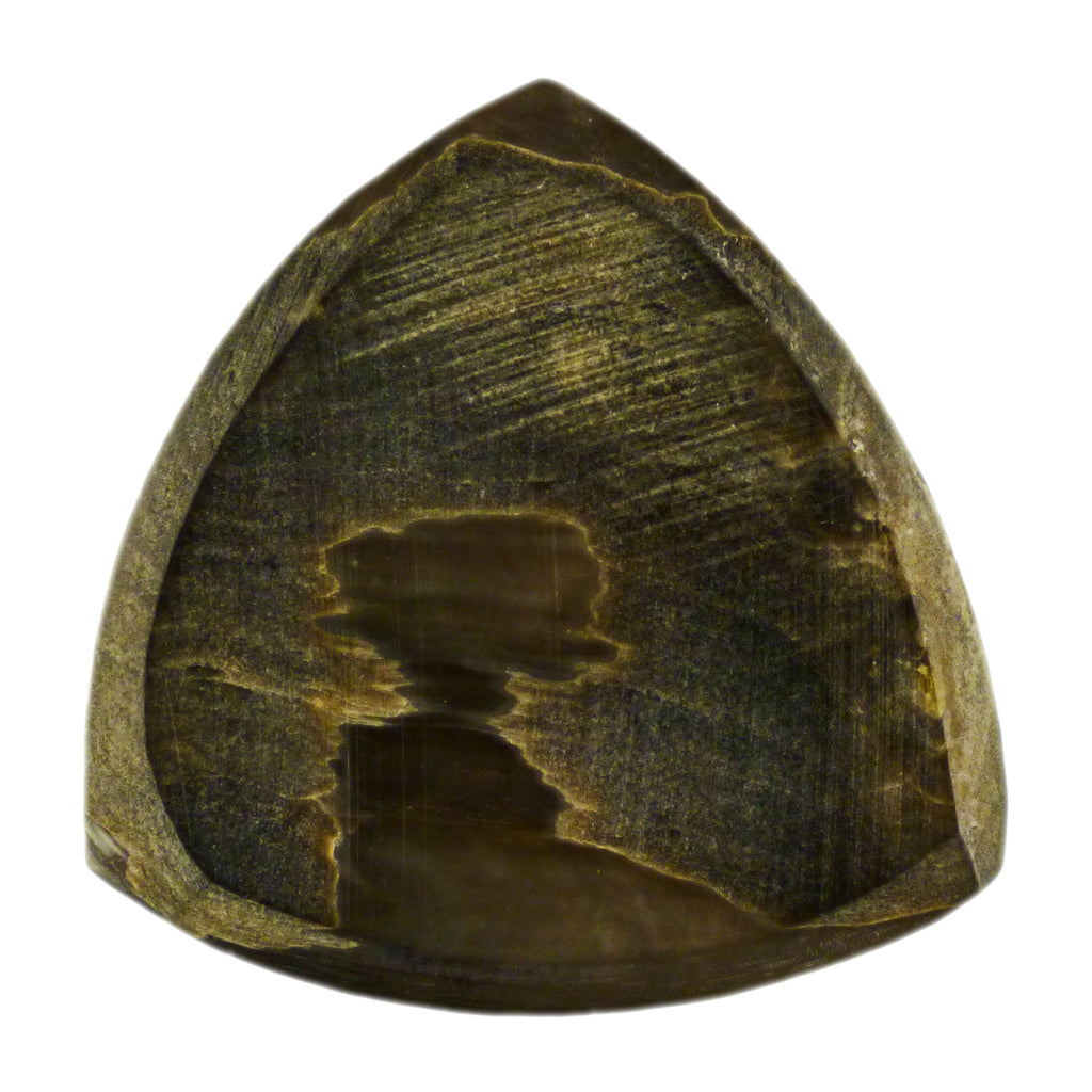 Black Abalone Shell Guitar Or Bass Pick - 2.0 mm - 346 Wedge Triangle Shape - Handmade Specialty Exotic Luxury Plectrum Exotic Plectrums