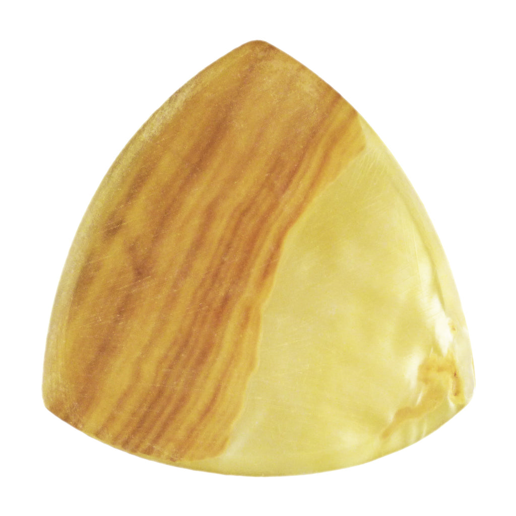 Gold Abalone Shell Guitar Or Bass Pick - 2.0 mm - 346 Wedge Triangle Shape - Handmade Specialty Exotic Luxury Plectrum Exotic Plectrums