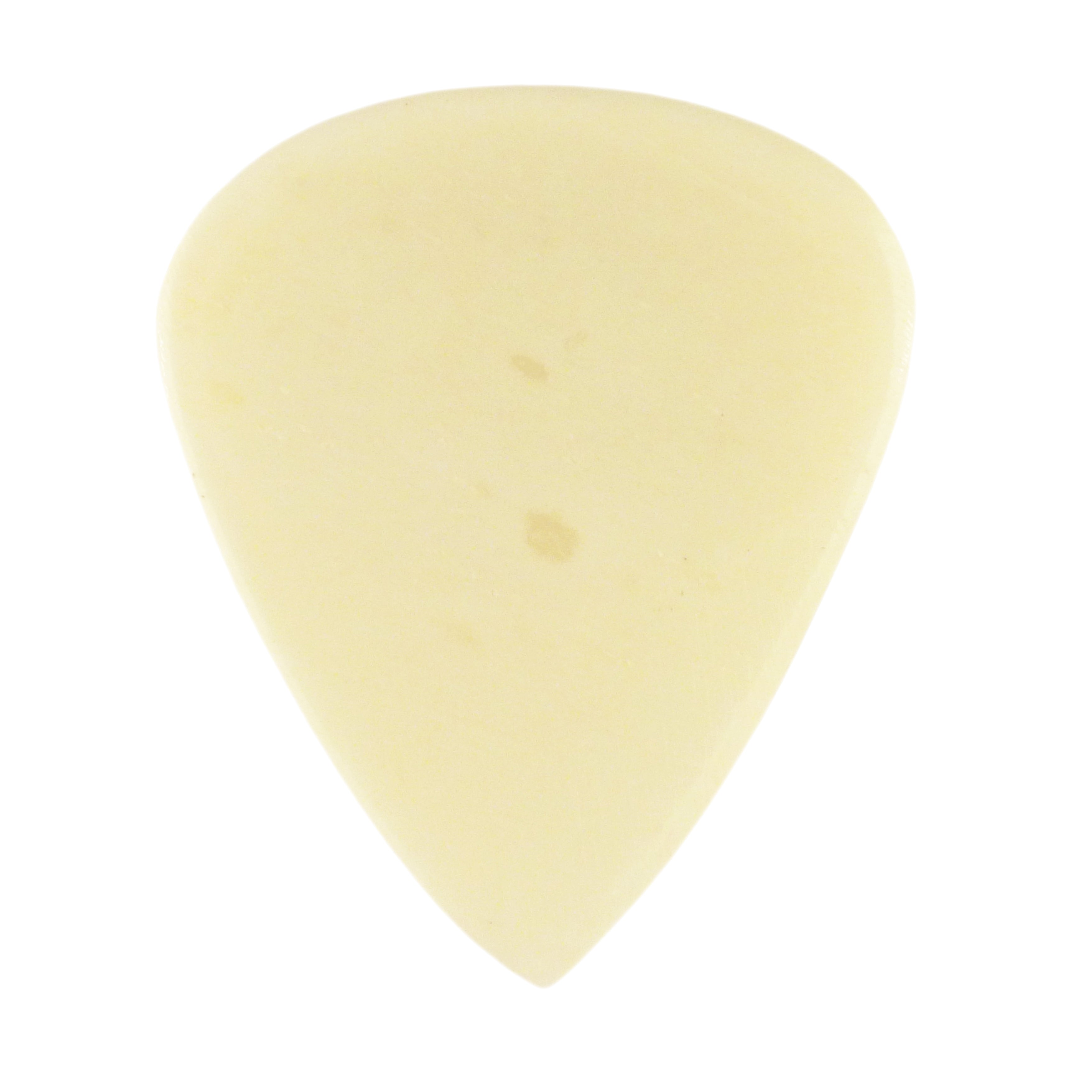 Camel Bone Guitar Or Bass Pick - 3.0 mm Ultra Heavy Gauge - 351 Groove Shape - Natural Finish Handmade Specialty Exotic Plectrum Exotic Plectrums