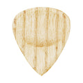 Ash Wood Guitar Or Bass Pick - 3.0 mm Ultra Heavy Gauge - 351 Groove Shape - Natural Finish Handmade Specialty Exotic Plectrum Exotic Plectrums
