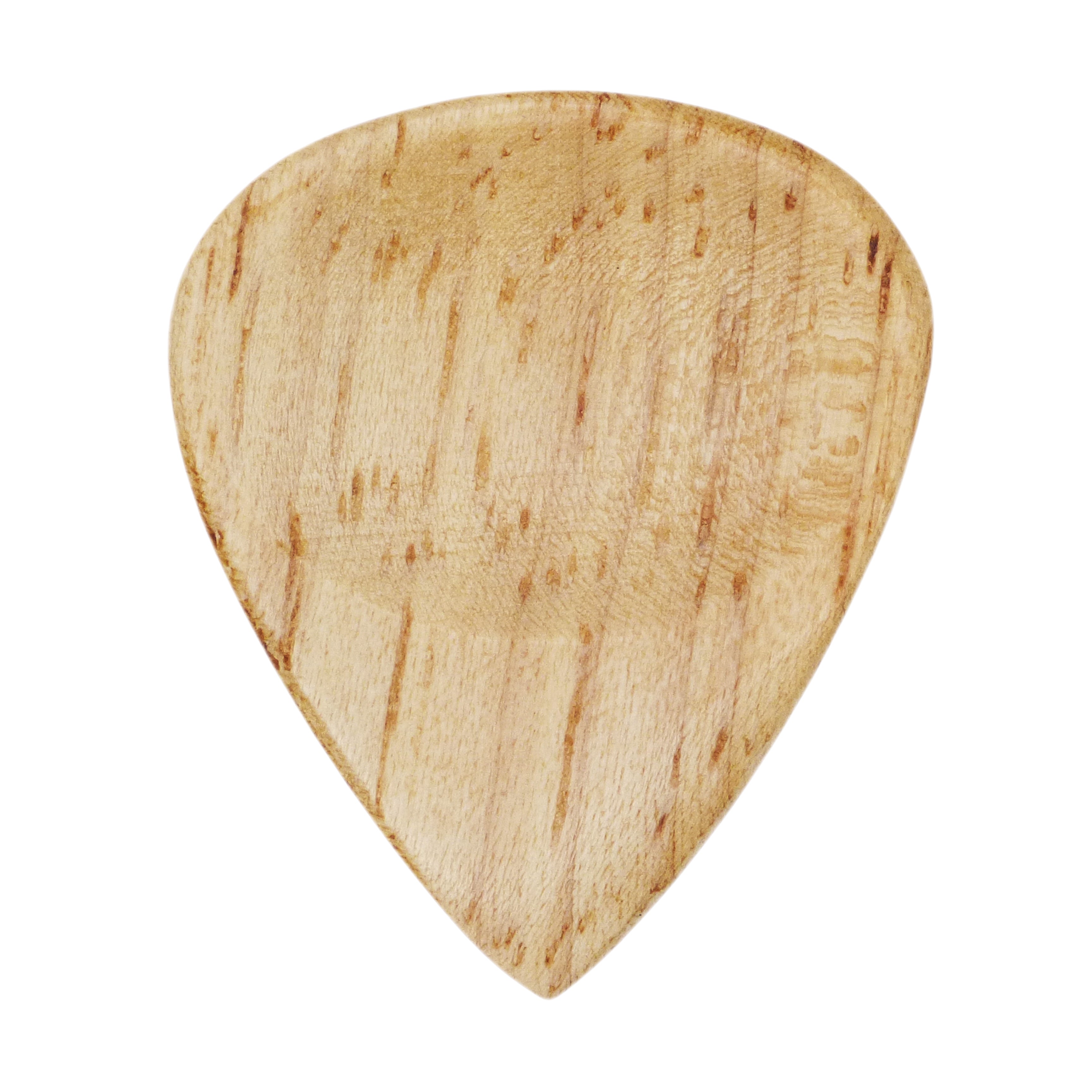 Rubber Wood Guitar Or Bass Pick - 3.0 mm Ultra Heavy Gauge - 351 Groove Shape - Natural Finish Handmade Specialty Exotic Plectrum Exotic Plectrums
